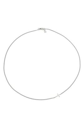 AllSaints AllSaints Men's Short Cross Necklace