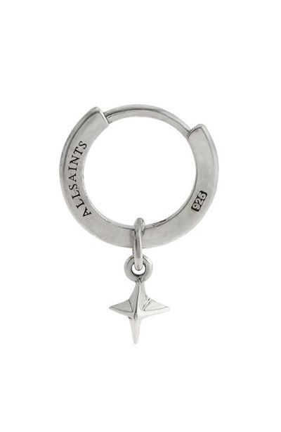 AllSaints AllSaints Men's Star Huggie Hoop Earring