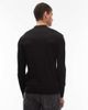 AllSaints AllSaints Merino knit polo in black - 3