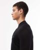 AllSaints AllSaints Merino knit polo in black - 4