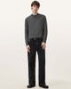AllSaints AllSaints merino knit polo in gray-Black - 2