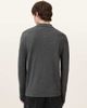 AllSaints AllSaints merino knit polo in gray-Black - 3