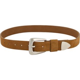 AllSaints AllSaints Metal Tip Suede Belt