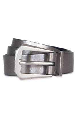 AllSaints AllSaints Metallic Leather Western Belt