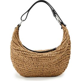 AllSaints AllSaints Micro Luna Raffia Shoulder Bag