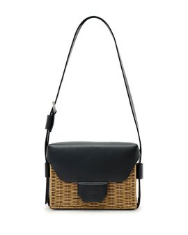 Allsaints Allsaints Monique Medium Wicker Shoulder Bag