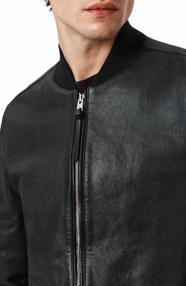 AllSaints AllSaints Morten Leather Bomber Jacket