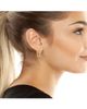 AllSaints AllSaints Muiltchain Huggie Hoop Earrings - 2
