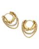 AllSaints AllSaints Muiltchain Huggie Hoop Earrings - 3