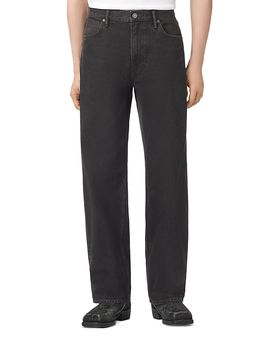 Allsaints Allsaints Mullen Cotton Loose Fit 31.5 Jeans in Overdyed Brown