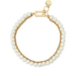 AllSaints AllSaints Multilayer Faux Pearl & Chain Bracelet