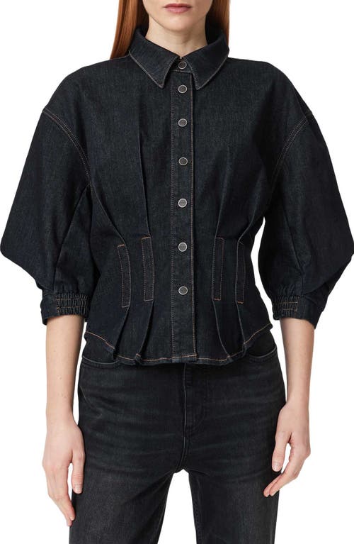 AllSaints AllSaints Nancy Cotton Blend Stretch Denim Shirt