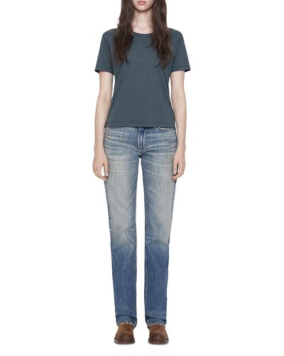 Allsaints Allsaints Nat Low Rise Slim Jeans in Tint Light Indigo