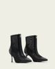 AllSaints Allsaints Natasha mesh pointed toe boots in black - 1