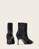 AllSaints Allsaints Natasha mesh pointed toe boots in black - 4