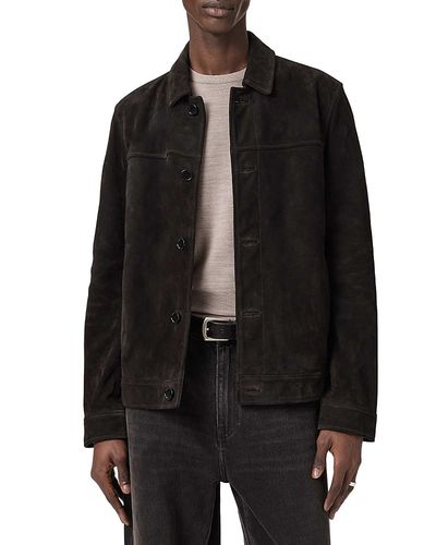Allsaints Allsaints Nates Suede Jacket
