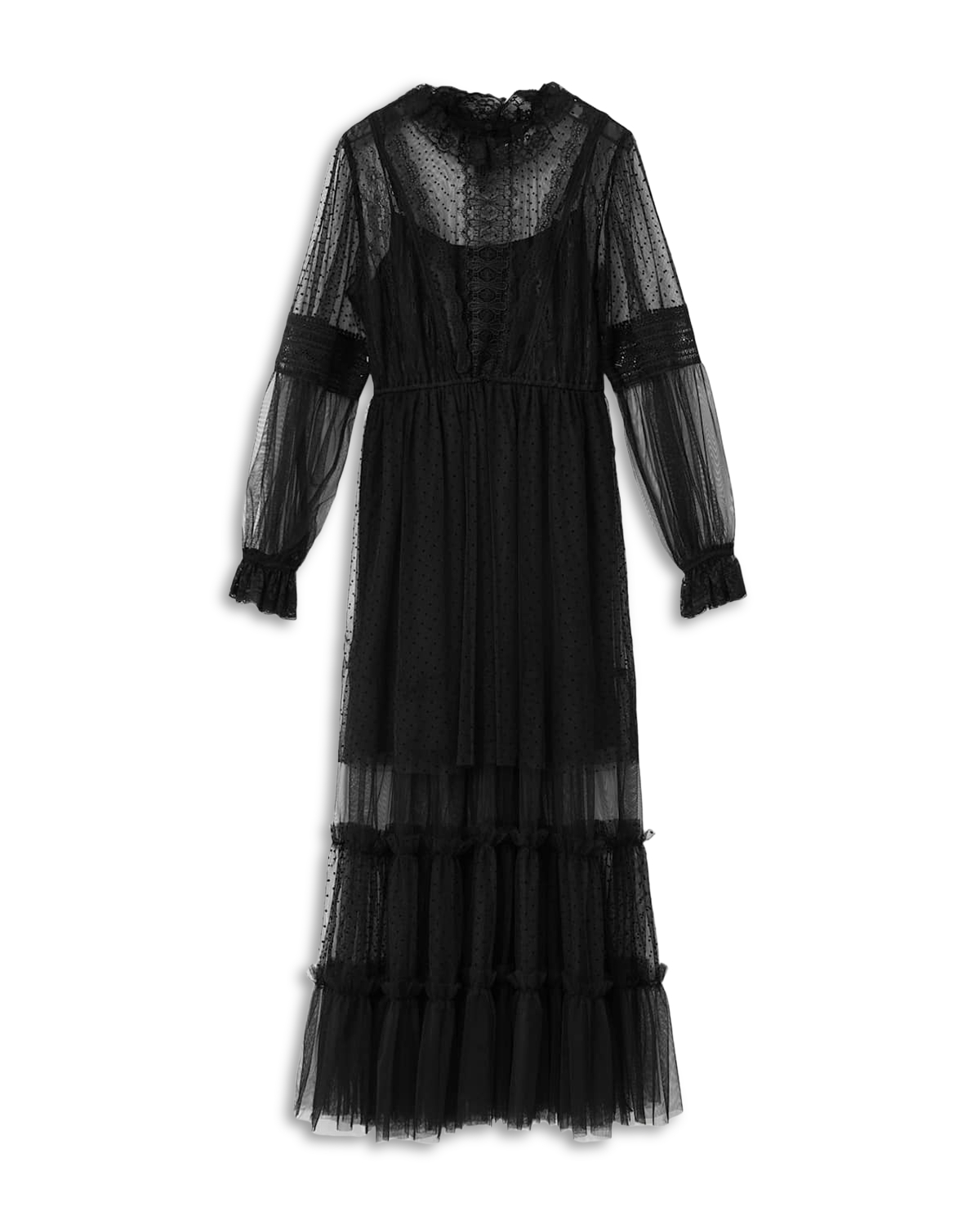 long sleeve off the shoulder velvet dress Xscape Plus Size Velvet Notch-Neck Off-The-Shoulder Gown - Burgundy main image 0