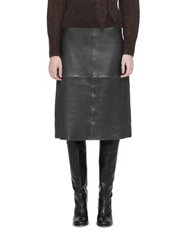 Allsaints Allsaints Olivia Leather Skirt