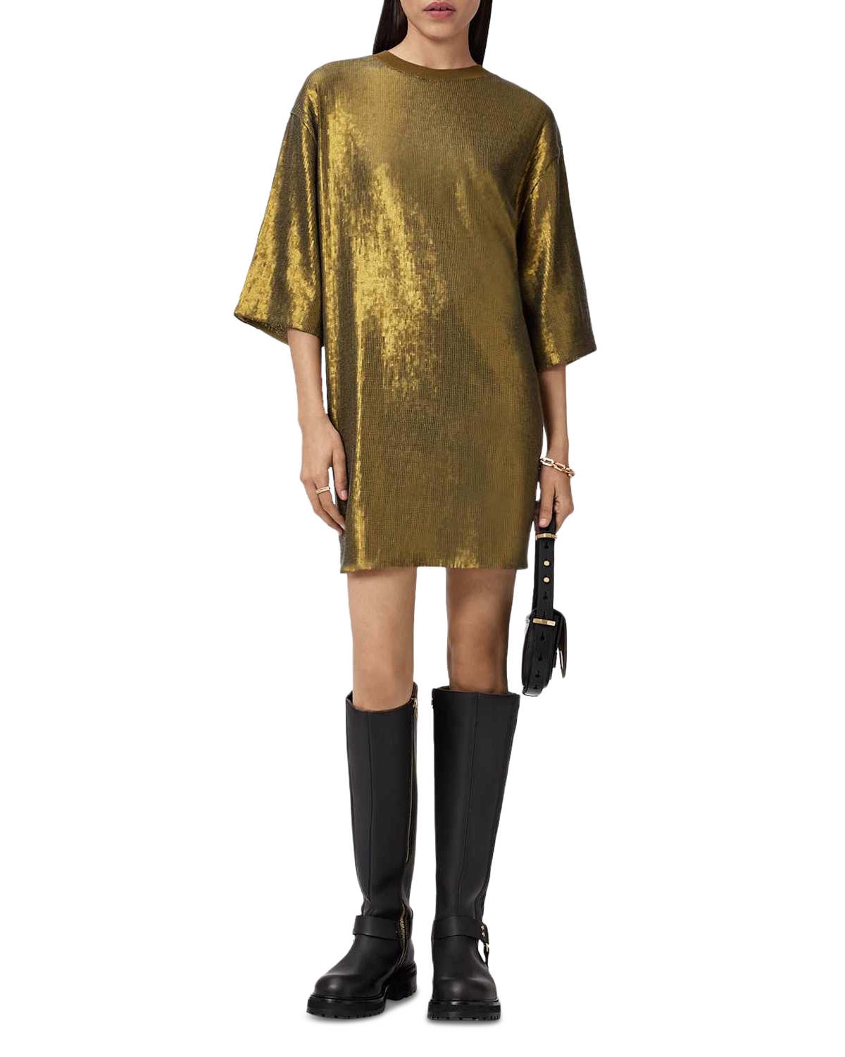 Allsaints - Opal Sequined Mini Dress