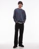 AllSaints Allsaints orlando crew neck sweatshirt in washed blue - 2