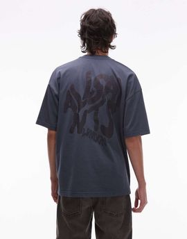 AllSaints Allsaints orlando t-shirt in washed blue