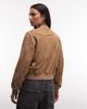 AllSaints AllSaints Orten Whip suede bomber jacket in light brown - 4