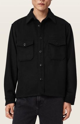AllSaints AllSaints Palermo Wool Blend Shirt Jacket