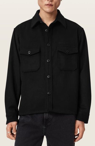 AllSaints AllSaints Palermo Wool Blend Shirt Jacket