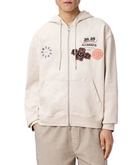 Allsaints Allsaints Patcher Zip Through Hoodie