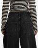 AllSaints AllSaints payton cropped barrel leg denim jeans in washed black - 4