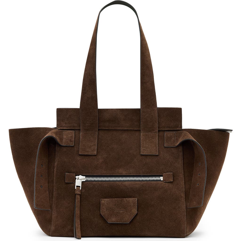 AllSaints AllSaints Perez Suede Tote