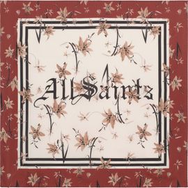AllSaints AllSaints Perta Silk Twill Scarf