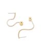 Allsaints Allsaints Phoebe Rhinestone Chain Front To Back Earrings - 4