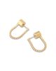 Allsaints Allsaints Phoebe Rhinestone Chain Medium Front To Back Earrings - 3