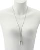 Allsaints Allsaints Phoebe Signature Dog Tag Long Pendant Necklace, 32 - 2