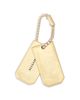 Allsaints Allsaints Phoebe Signature Dog Tag Pendant Necklace, 16 - 5