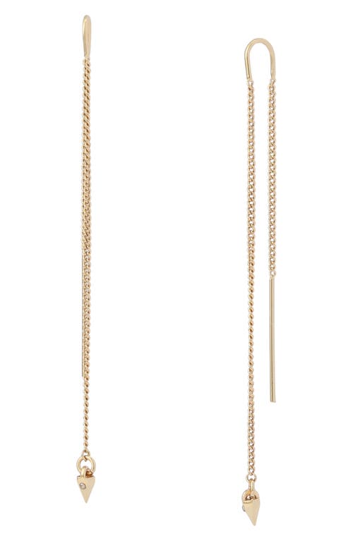 AllSaints AllSaints Pyramid Threader Earrings