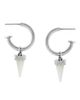 AllSaints AllSaints Quartz Spike Huggie Drop Earrings - 3
