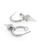 AllSaints AllSaints Quartz Spike Huggie Drop Earrings - 4