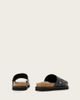 AllSaints AllSaints Randal leather woven one strap sandals in black - 2