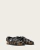AllSaints AllSaints Randal leather woven ring detail mules in black - 1