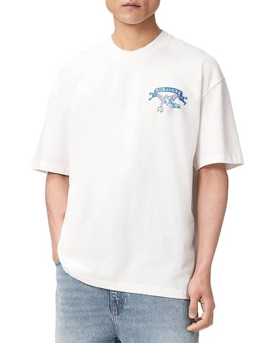 Allsaints Allsaints Reaper Crayon Logo Graphic T-Shirt