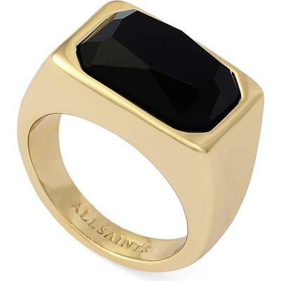 AllSaints AllSaints Rectangular Stone Signet Ring
