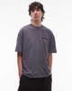 AllSaints AllSaints redact T-shirt in dark blue - 3