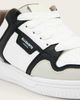AllSaints AllSaints Regan leather chunky low top sneakers in white - 3