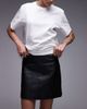 AllSaints AllSaints Renai leather mini skirt in black - 2