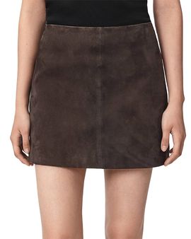 Allsaints Allsaints Renai Suede Mini Skirt