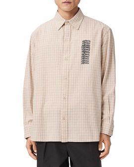Allsaints Allsaints Repeater Checked Long Sleeve Shirt