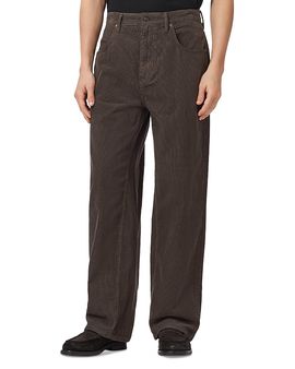 Allsaints Allsaints Rivet Cotton Relaxed Fit Corduroy 30.7 Jeans in Dark Brown