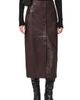 AllSaints AllSaints Rock Leather Midi Skirt - 1